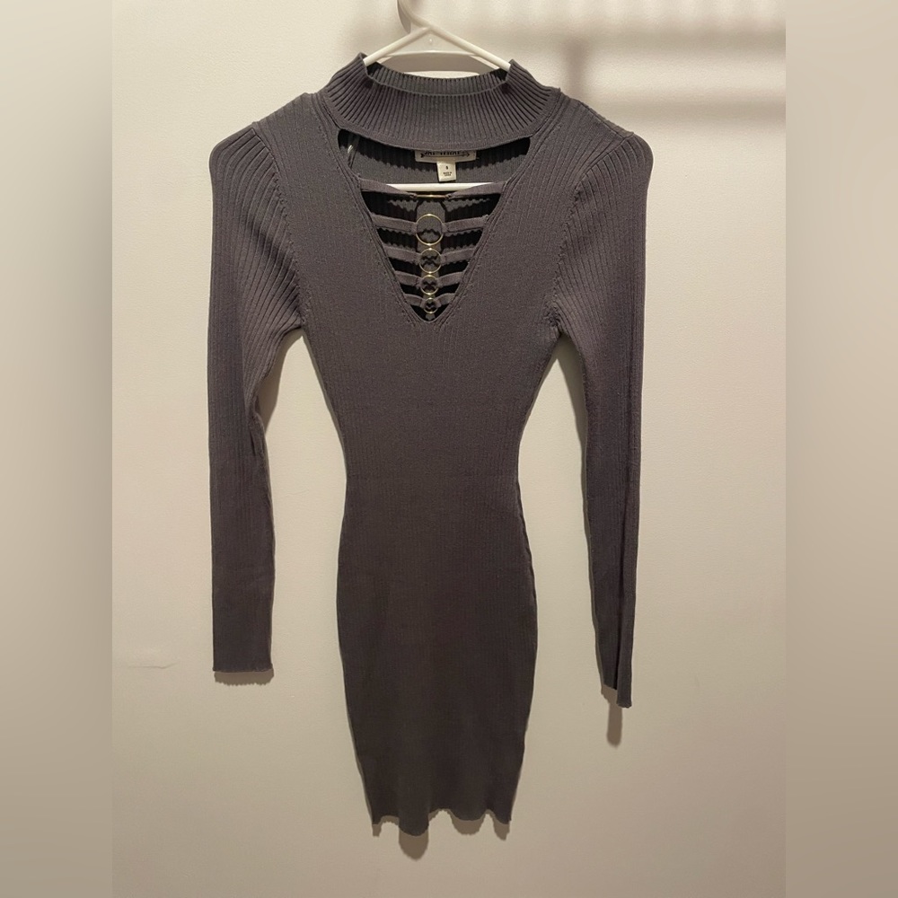 Say What long sleeve bodycon dress